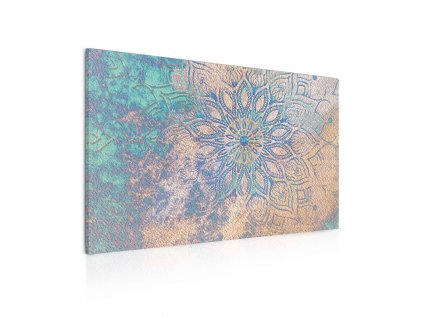 Obraz Modro-zlatá mandala