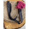 Boho jutová kabelka se střapcem Handmade