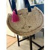 Boho jutová kabelka se střapcem Handmade
