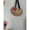Boho Jutová kabelka so strapcom Handmade