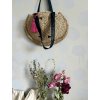 Boho Jutová kabelka so strapcom Handmade