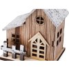 vianocna dekoracia dreveny kostolik 2