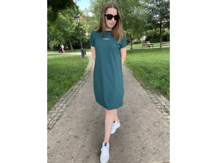 BIO šaty Poppy V lásce... zelené