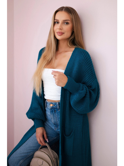 Basic kardigan s volnými rukávy