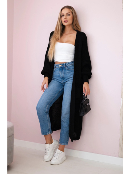 Basic kardigan s volnými rukávy