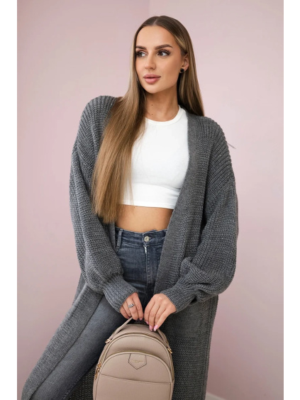 Basic kardigan s volnými rukávy