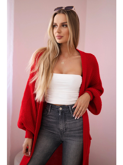 Basic kardigan s volnými rukávy
