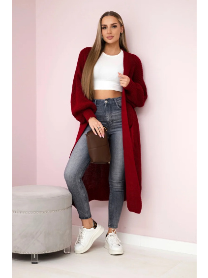 Basic kardigan s volnými rukávy
