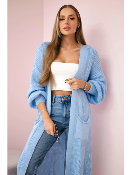 Basic kardigan s volnými rukávy