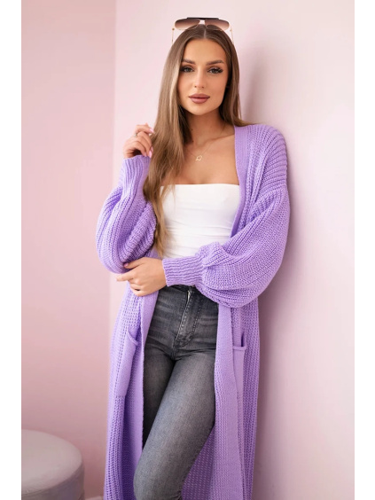 Basic kardigan s volnými rukávy