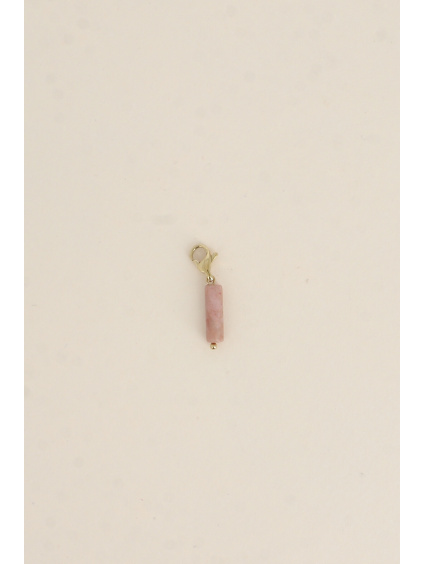 charm philomene cylindre en pierre naturelle vieux rose 680895b30e452