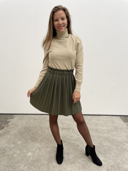 Sukně kouzlo Vánoc - khaki