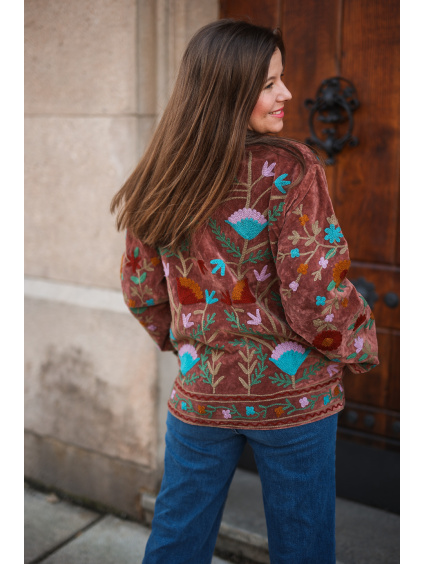 Semišová bunda - uni velikost 1