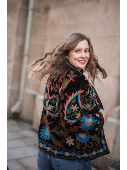 Semišová bunda - uni velikost 4