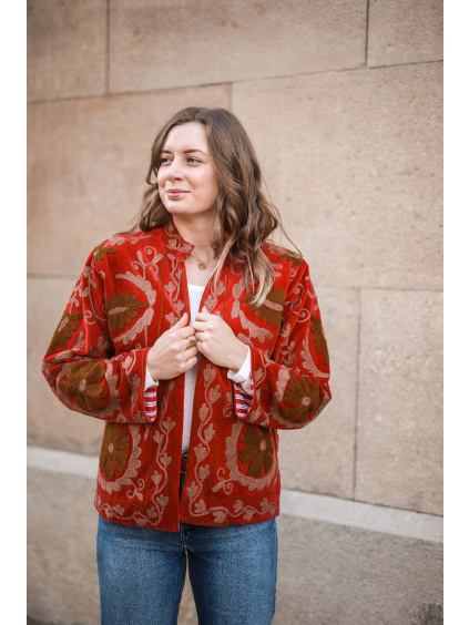 Semišová bunda - uni velikost 6