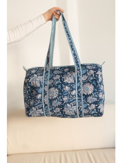 Víkendová taška se zipem Bohyním - BLUE