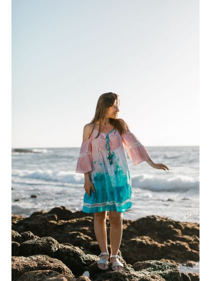 Krátké šaty - rose lagoon