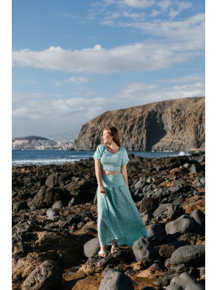 Set sukně a topu - mint garden