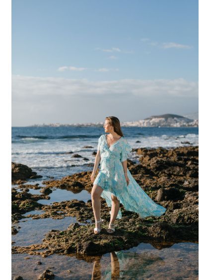 Dlouhé šaty - tropical dream