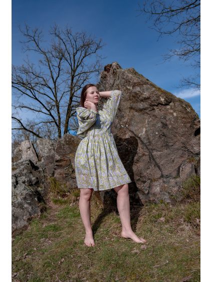 Šaty Artemis - olivové M/L