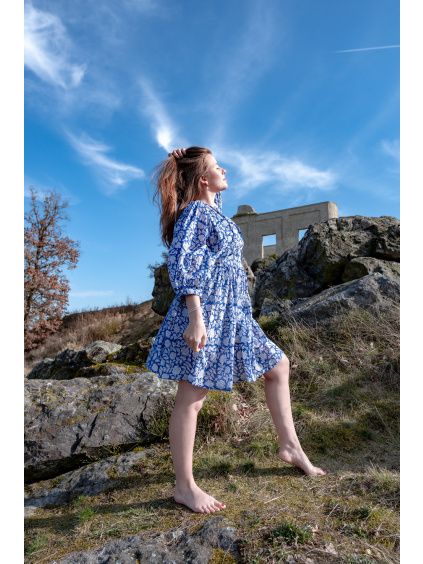 Šaty Artemis - modré S/M