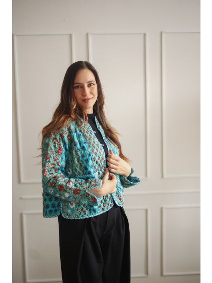 Patchwork bundička BLUE - vel. XXL (var. 5)