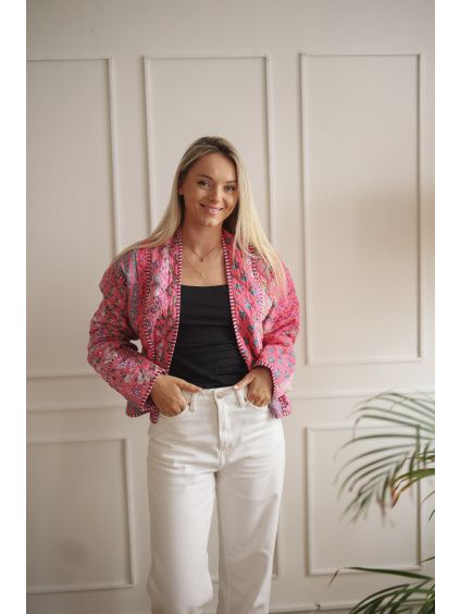 2v1 Patchwork bundička PINK - vel. XL (var. 3)