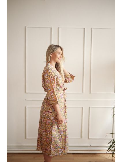 Bavlněné kimono Yellow