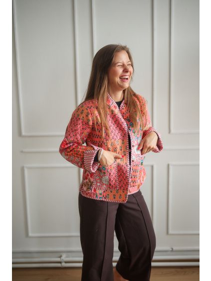 Patchwork bundička PINK - vel. S