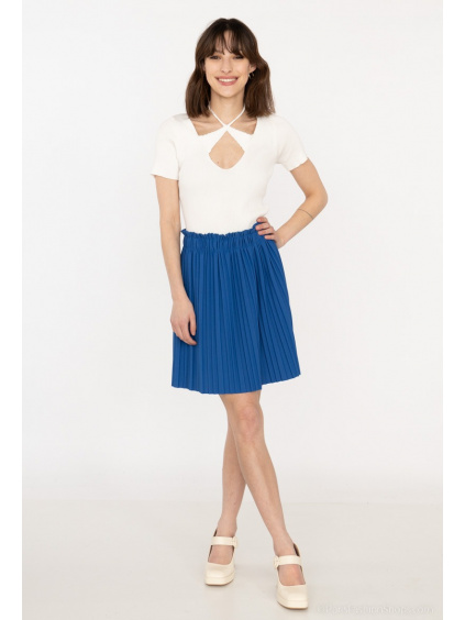 kaia jupe plissee76 royal blue 1