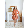 Šaty short- Golden Terracotta