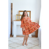 Šaty short- Golden Terracotta