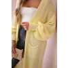 Basic kardigan s volnými rukávy - CANARY YELLOW