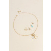 cartelette carpediem collier et 6 pendentifs soleil oeil en email et corne or 67ade271482c7