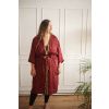 Hedvábné kimono Wine