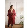 Hedvábné kimono Wine