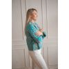 Patchwork bundička BLUE - vel. L (var. 3)