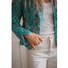 Patchwork bundička BLUE - vel. L (var. 3)