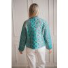Patchwork bundička BLUE - vel. L (var. 3)