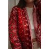 Patchwork bundička RED - vel. S (var. 1)