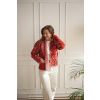 Patchwork bundička RED - vel. S (var. 2)