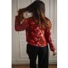 Patchwork bundička RED - vel. L (var. 9)