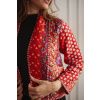 Patchwork bundička RED - vel. M (var. 8)