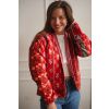 Patchwork bundička RED - vel. M (var. 4)