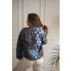 Patchwork bundička DARK BLUE - vel. M (var. 1)