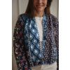 Patchwork bundička DARK BLUE - vel. M (var. 1)