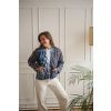 Patchwork bundička DARK BLUE - vel. M (var. 1)