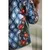 Patchwork bundička DARK BLUE - vel. M (var. 1)