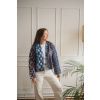 Patchwork bundička DARK BLUE - vel. M (var. 1)