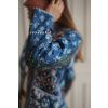 Patchwork bundička DARK BLUE - vel. M (var. 1)